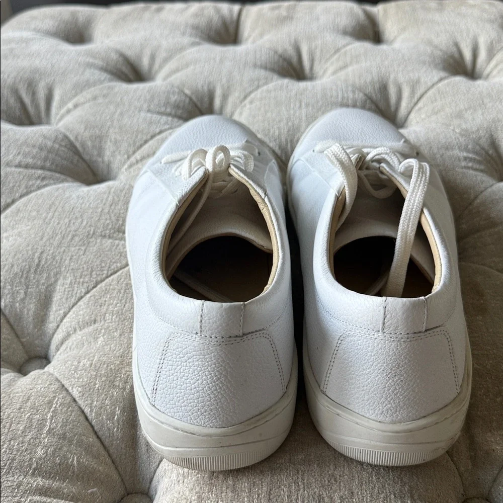 Mercanti Fiorentini MF‎ Sneakers Men's US 12 White Leather Low Top Shoes
